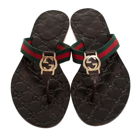 used web gucci sandals womens size 7